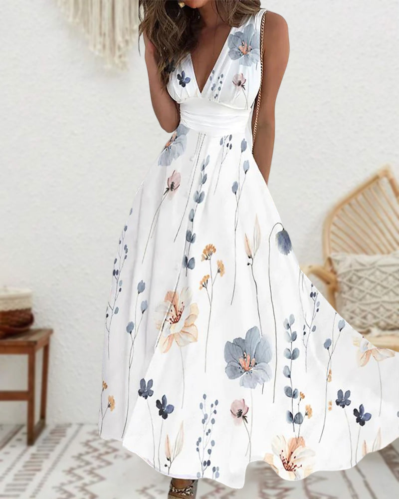 Anika® | Sleeveless dress with print