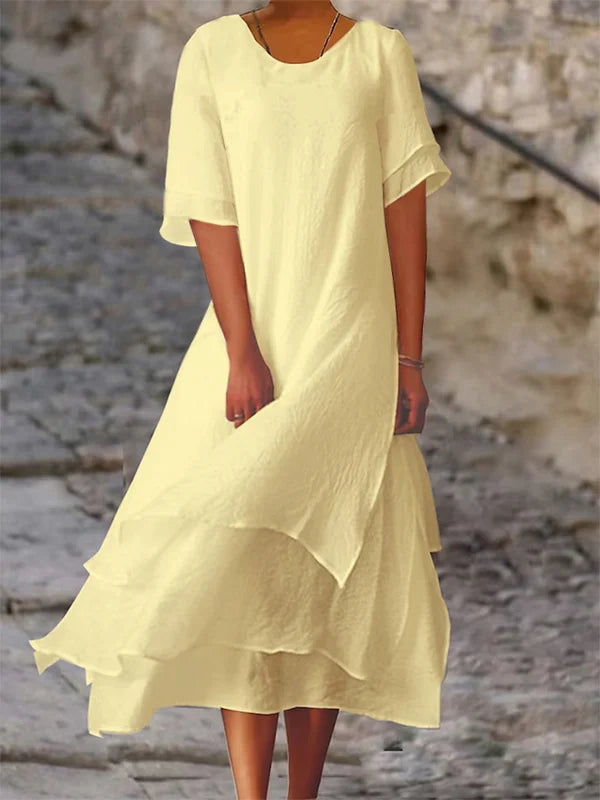 Élodie Lavin® | Elegant and chic layered dress