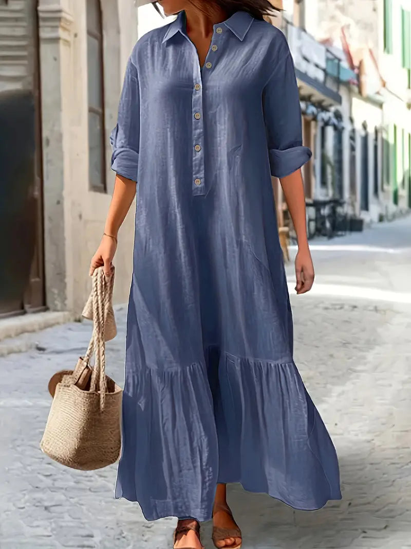 Alena® | Elegant maxi dress with ruffle trim