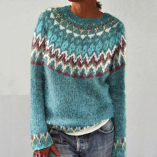 Arianna® | Stylish sweater with vintage pattern