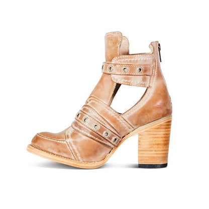 Kitty® | Retro ankle boots with buckle strap for women