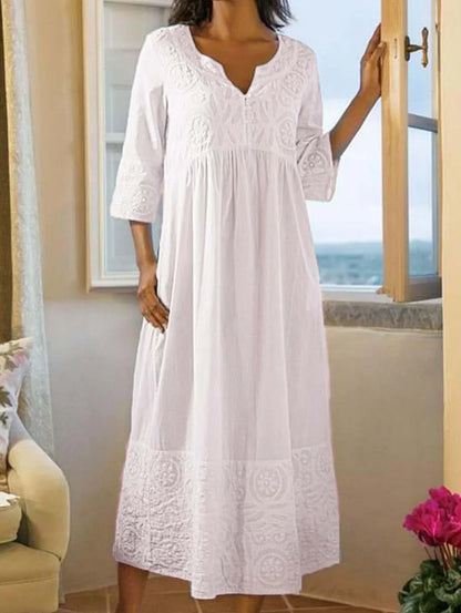 Selena® | Elegant oversized comfortable maxi dress