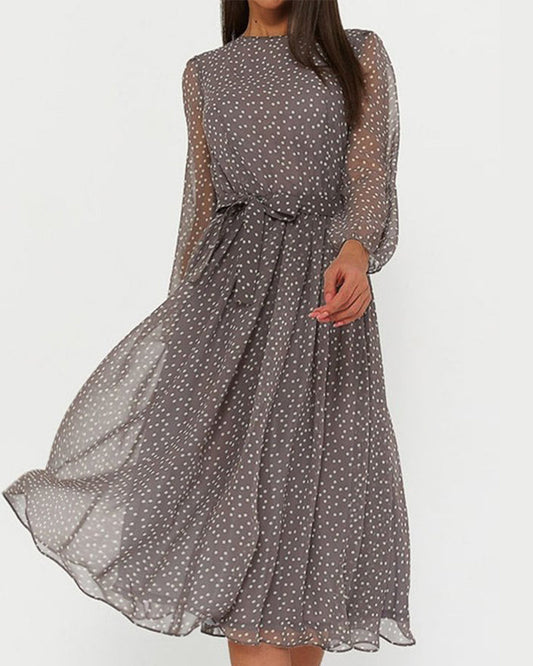 Drusilla | Elegant dress with polka dots