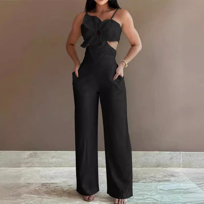 Josephine® | Jumpsuit with floral pattern and hollowed-out pocket