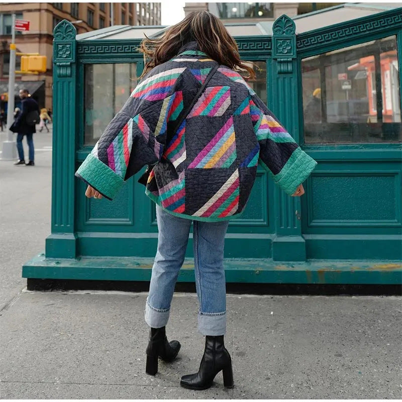 Valerie® | Multicoloured loose vintage jacket
