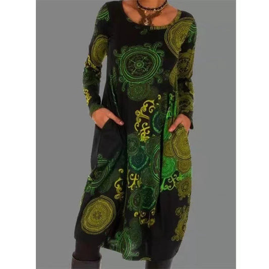 Kira® | Elegant dress with ethnic pattern