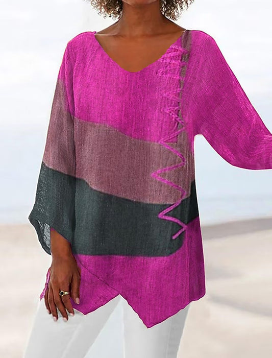 Rhian® | Elegant 3-colored blouse