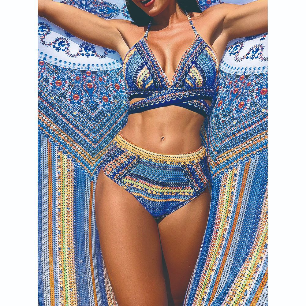 Calypso® | Stylish bikini with cover up