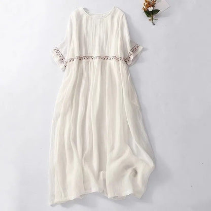Lina® | Elegant & comfortable embroidered loose dress