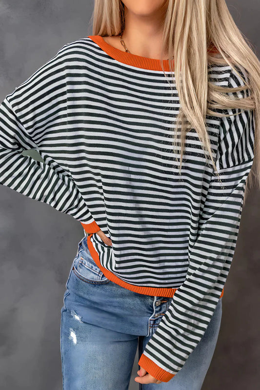 Caroline® | Trendy striped sweater