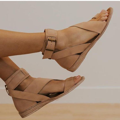 Lydia® | Elegant orthopaedic flat sandals