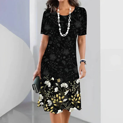 Martha® | Loose midi dress with elegant patterns