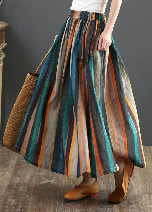 Ara® | Striped A-line skirts with retro print for women