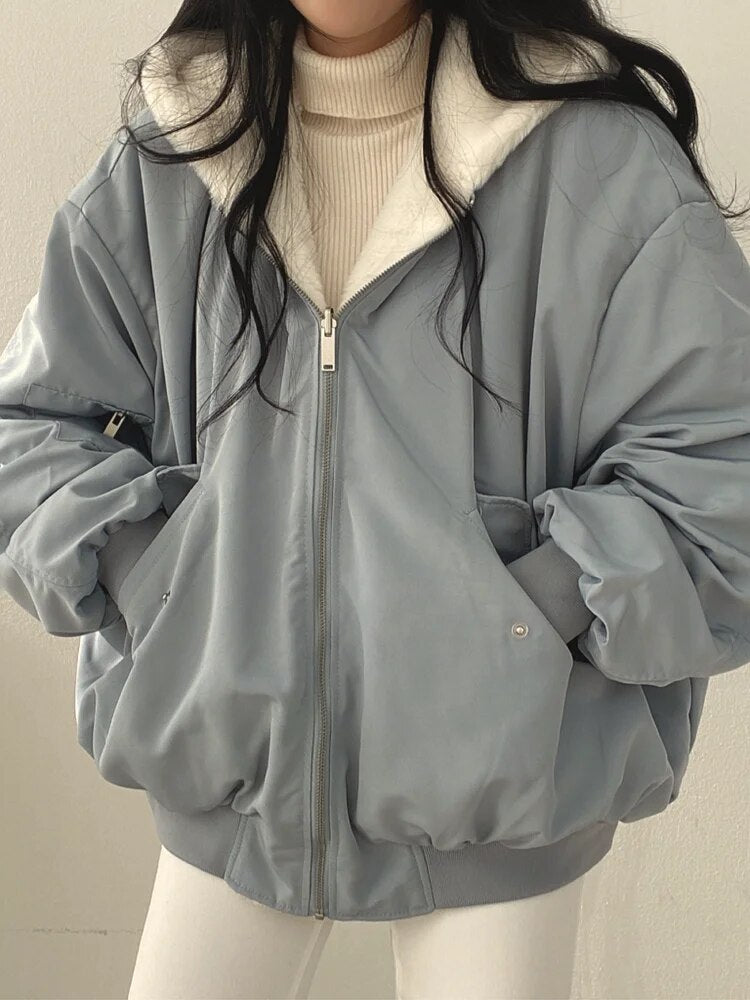 Arra® |Stylish thick jacket with reversible function