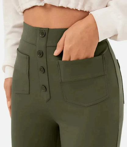Joanna- Elasticated high waist pants